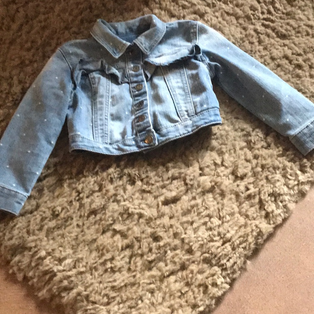 Girls jean jacket cat and jack